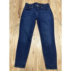 Lucky Brand Jeans Women's 10/30x27 Blue Ankle Low Rise Skinny Lolita Medium Wash